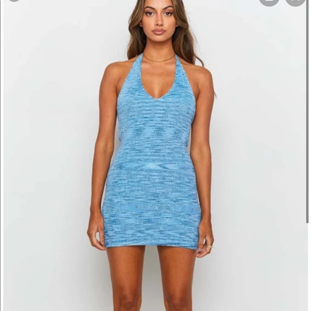 Beginning Boutique Lovefool mini dress blue